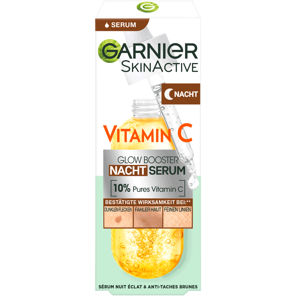 Bild: GARNIER SKIN ACTIVE Nachtserum Vitamin C Glow Booster