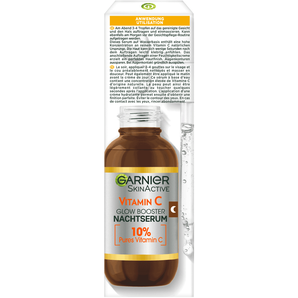 Bild: GARNIER SKIN ACTIVE Nachtserum Vitamin C Glow Booster