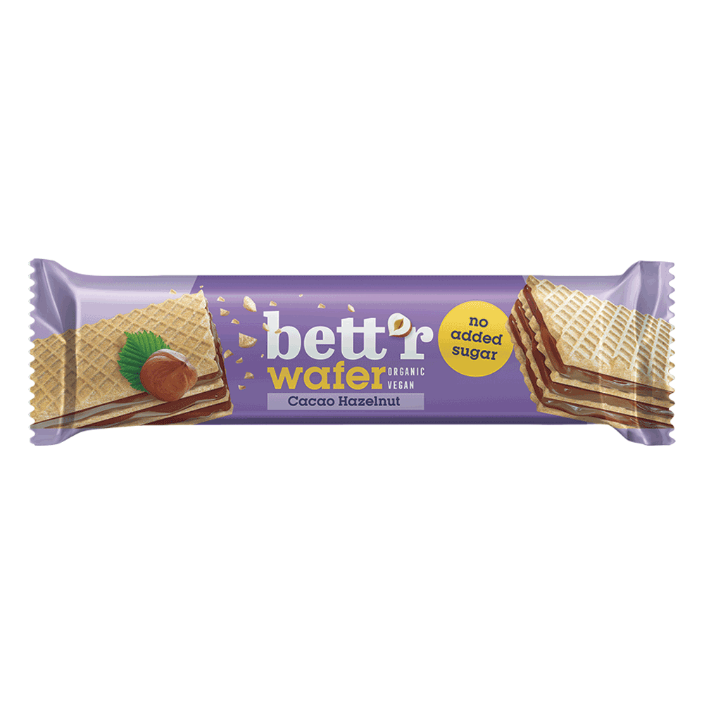 Bild: Bett'r Wafer Cacao Hazelnut
