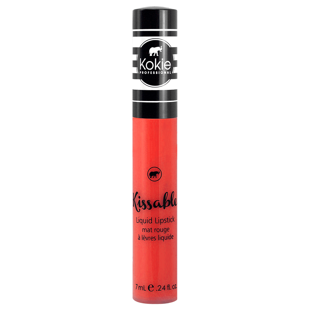 Bild: Kokie Professional Kissable Liquid Lipstick mat rouge