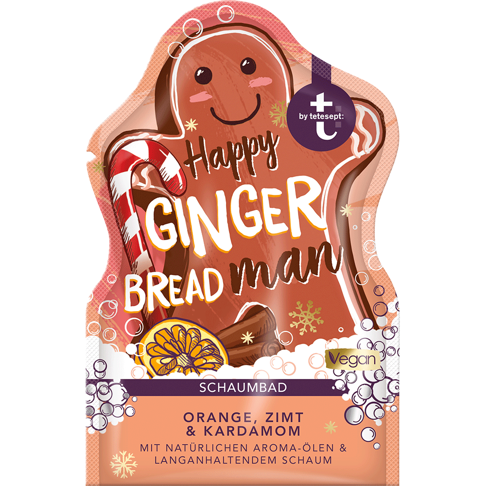 Bild: t: by tetesept Schaumbad Happy Ginger Breadman