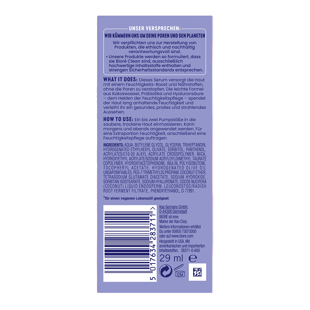 Bild: Bioré Hydrate & Glow Serum