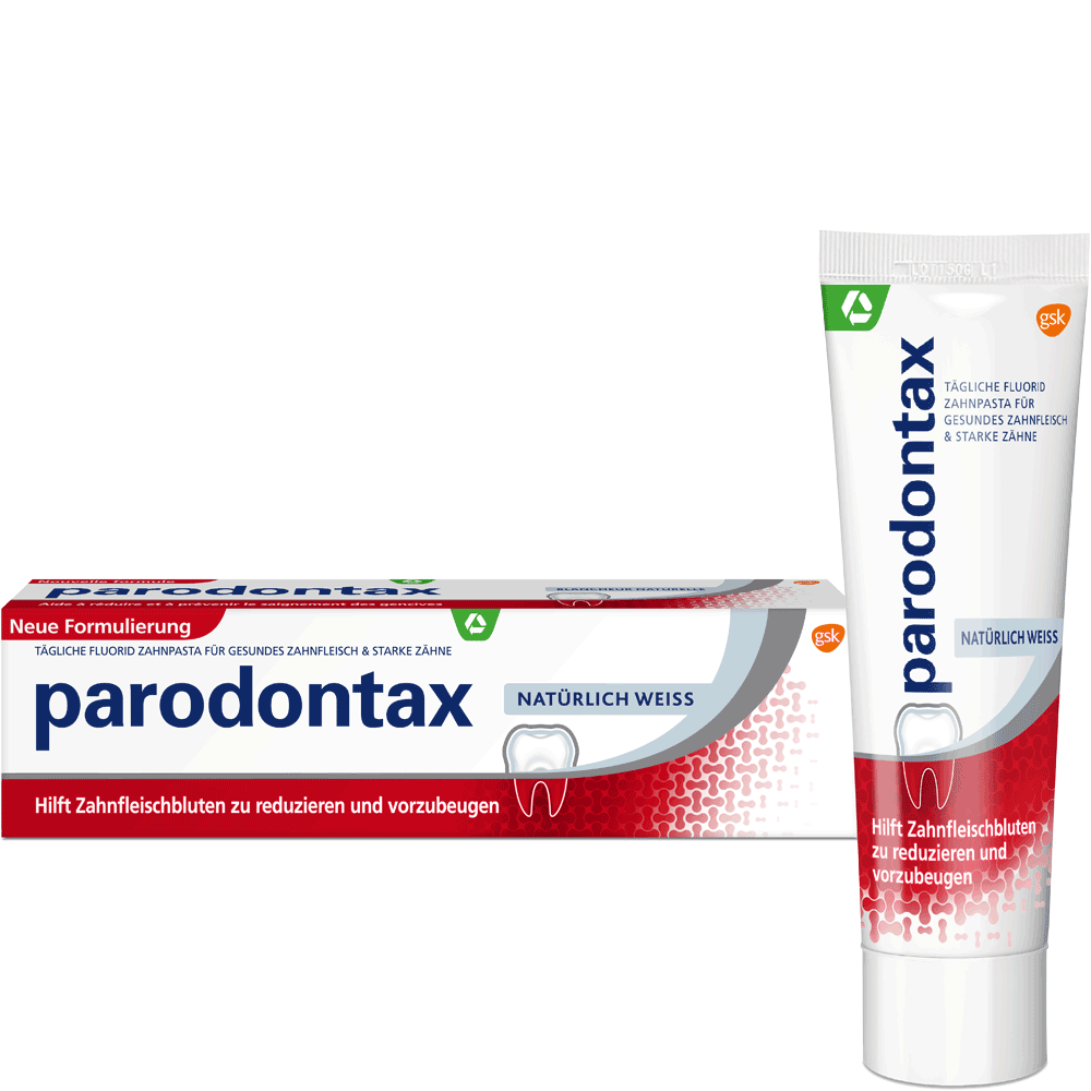 Bild: Parodontax Zahncreme Natürlich Weiss