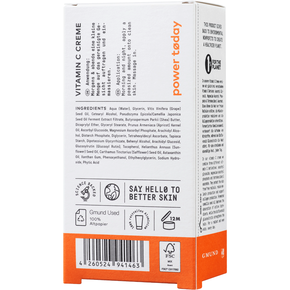 Bild: No Cosmetics Vitamin C Creme Power Today