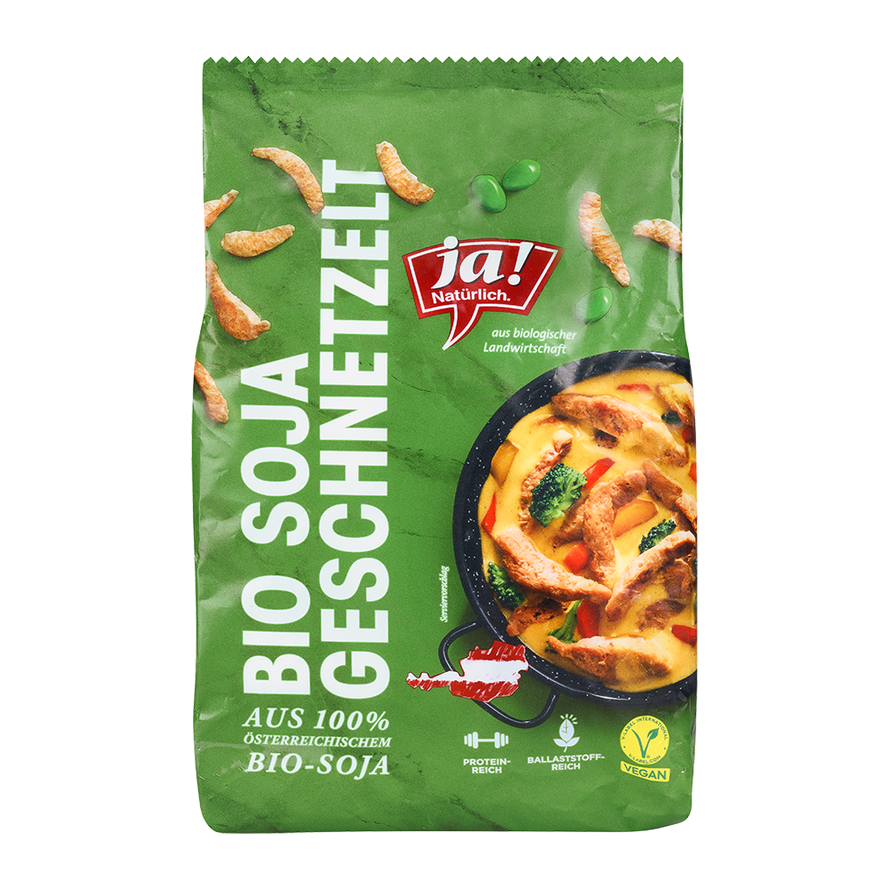 Bild: ja! Natürlich. Bio Soja Geschnetzelt