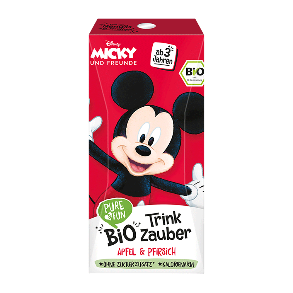 Bild: Pure & Fun Disney Bio Trink Zauber Apfel & Pfirsich