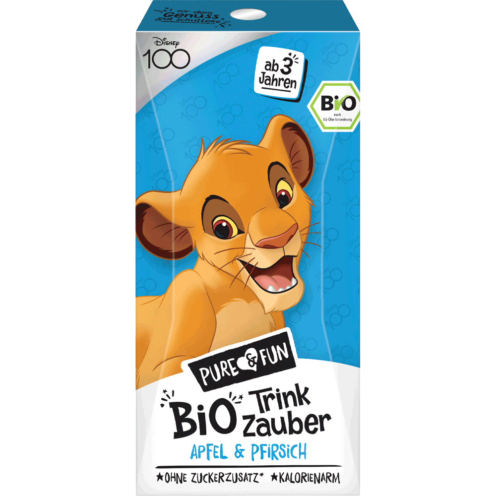 Bild: Pure & Fun Disney Bio Trink Zauber Apfel & Pfirsich