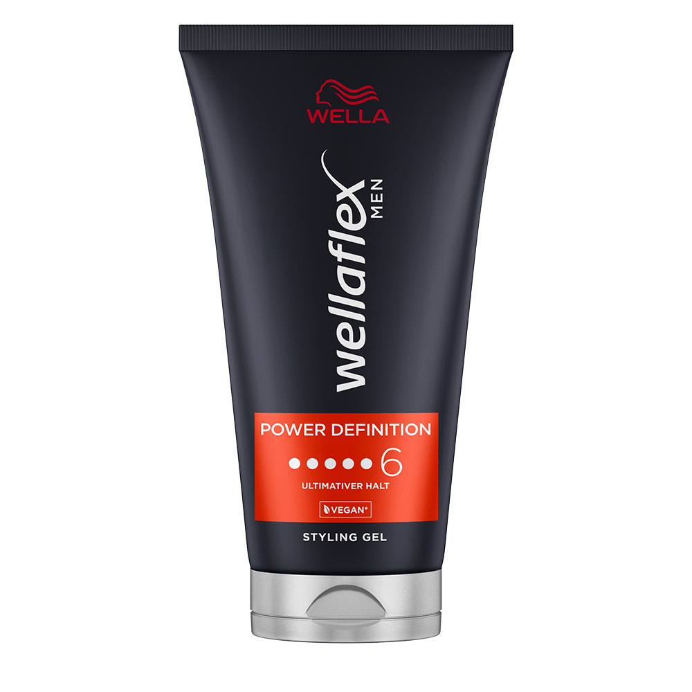Bild: WELLA wellaflex Men Styling Gel Power Definition Ultimativer Halt