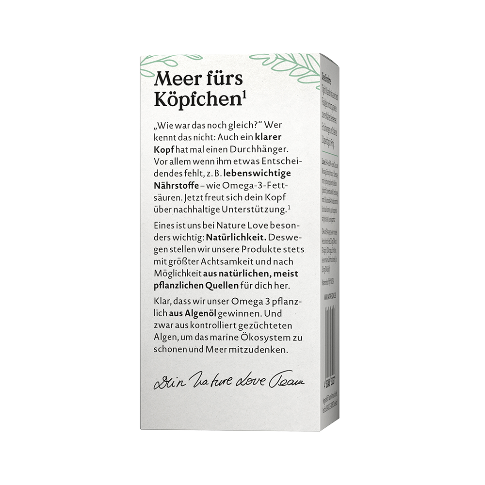 Bild: NATURE LOVE Veganes Omega 3