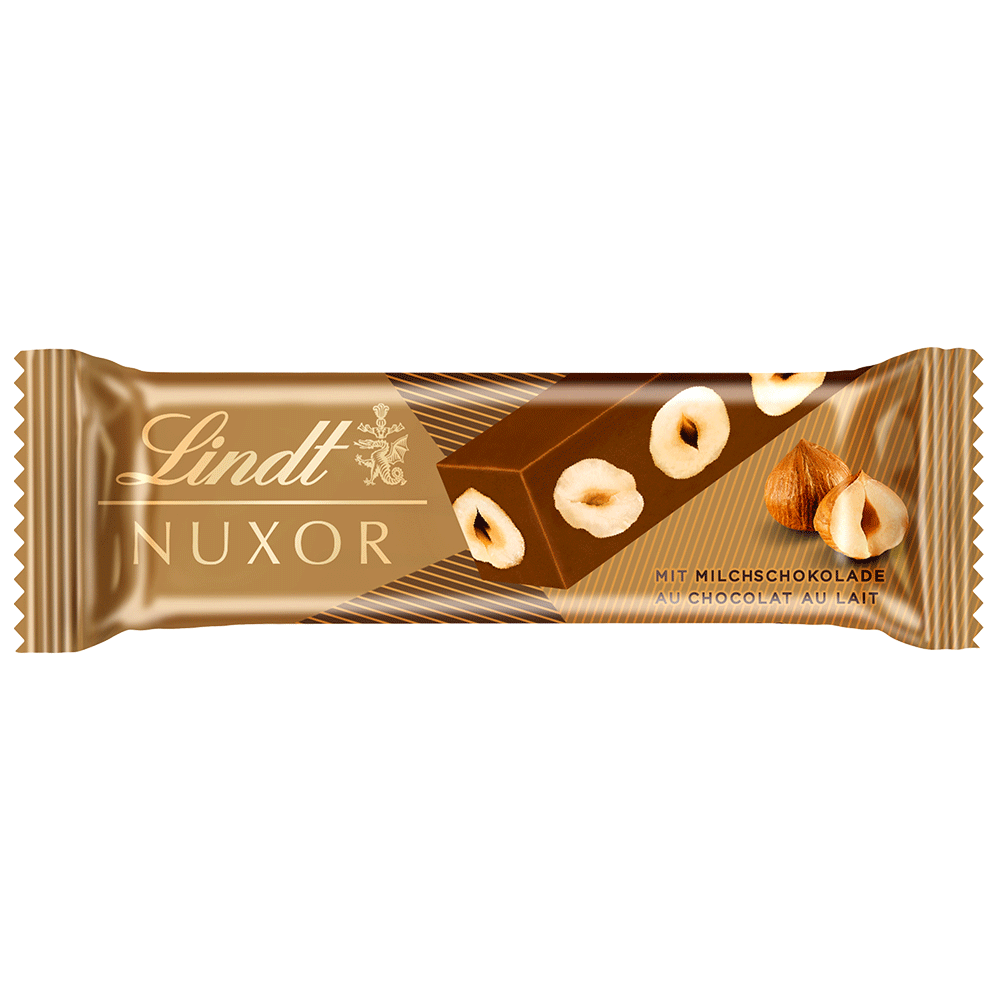 Bild: Lindt Nuxor Milchschokolade