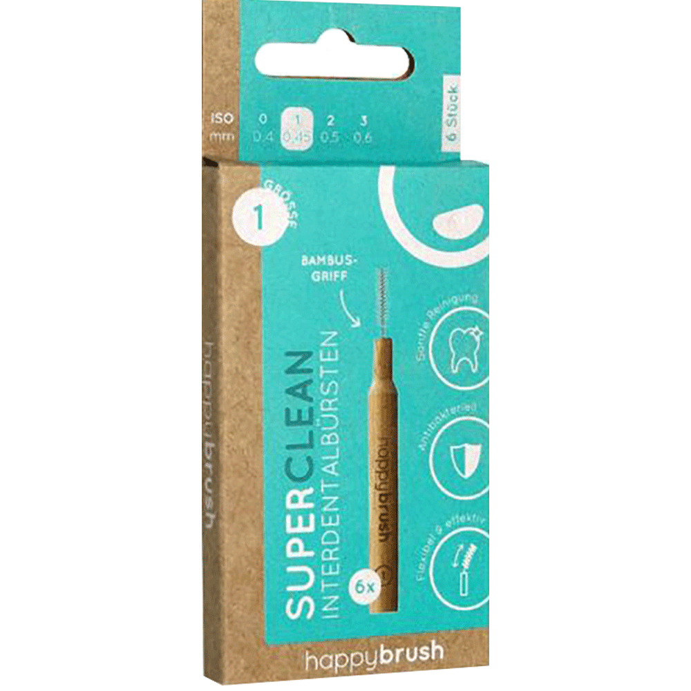 Bild: happybrush Interdentalbürsten ISO 1