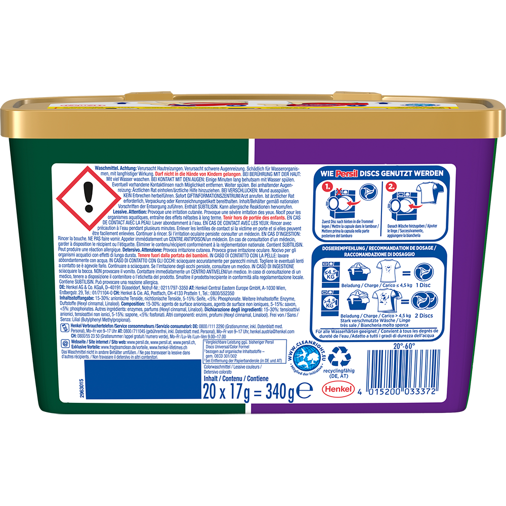 Bild: Persil 4in1 Discs Color