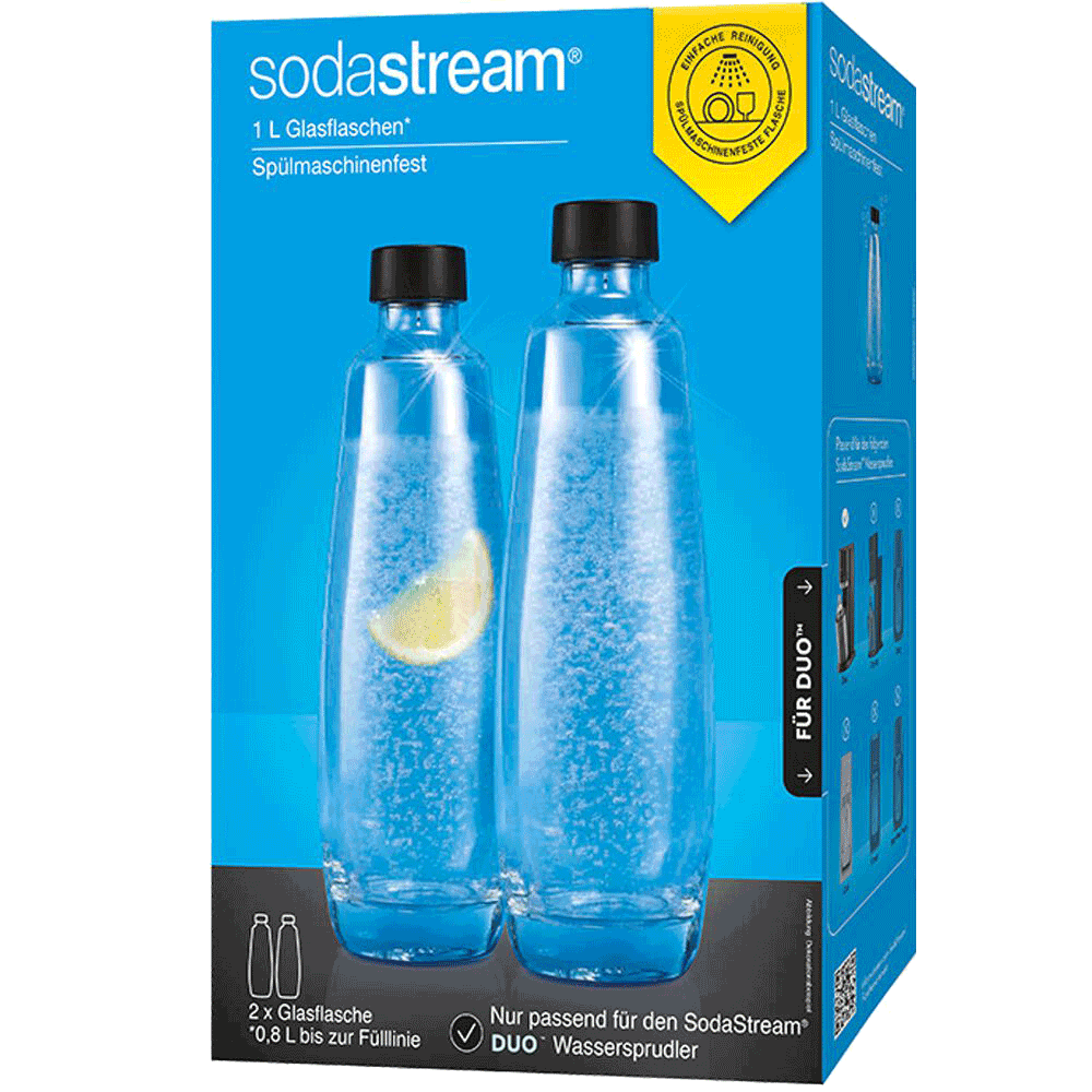 Bild: sodastream Glaskaraffe Duo