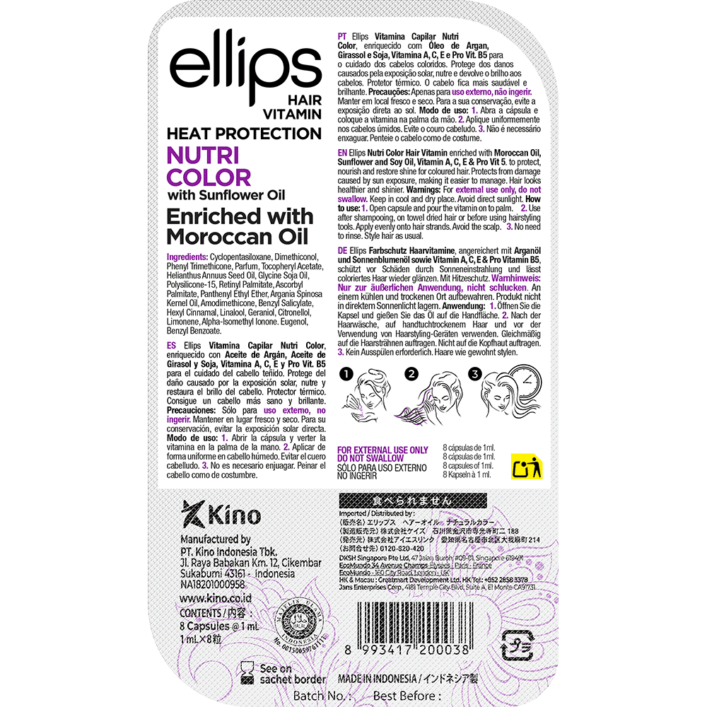 Bild: Ellips Haarvitamine Coloriertes Haar 
