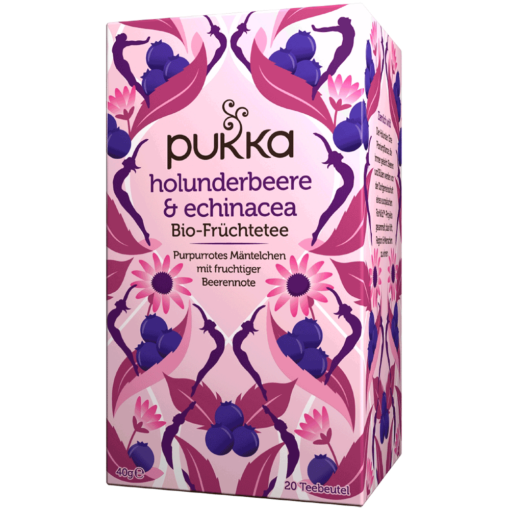 Bild: pukka Bio Tee Holunderbeere & Echinacea