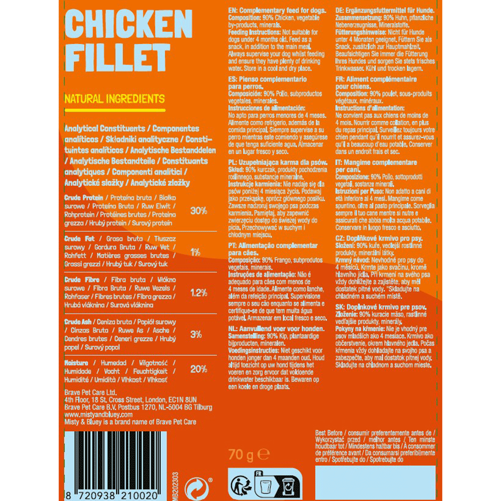 Bild: Misty & Bluey Chicken Fillet 