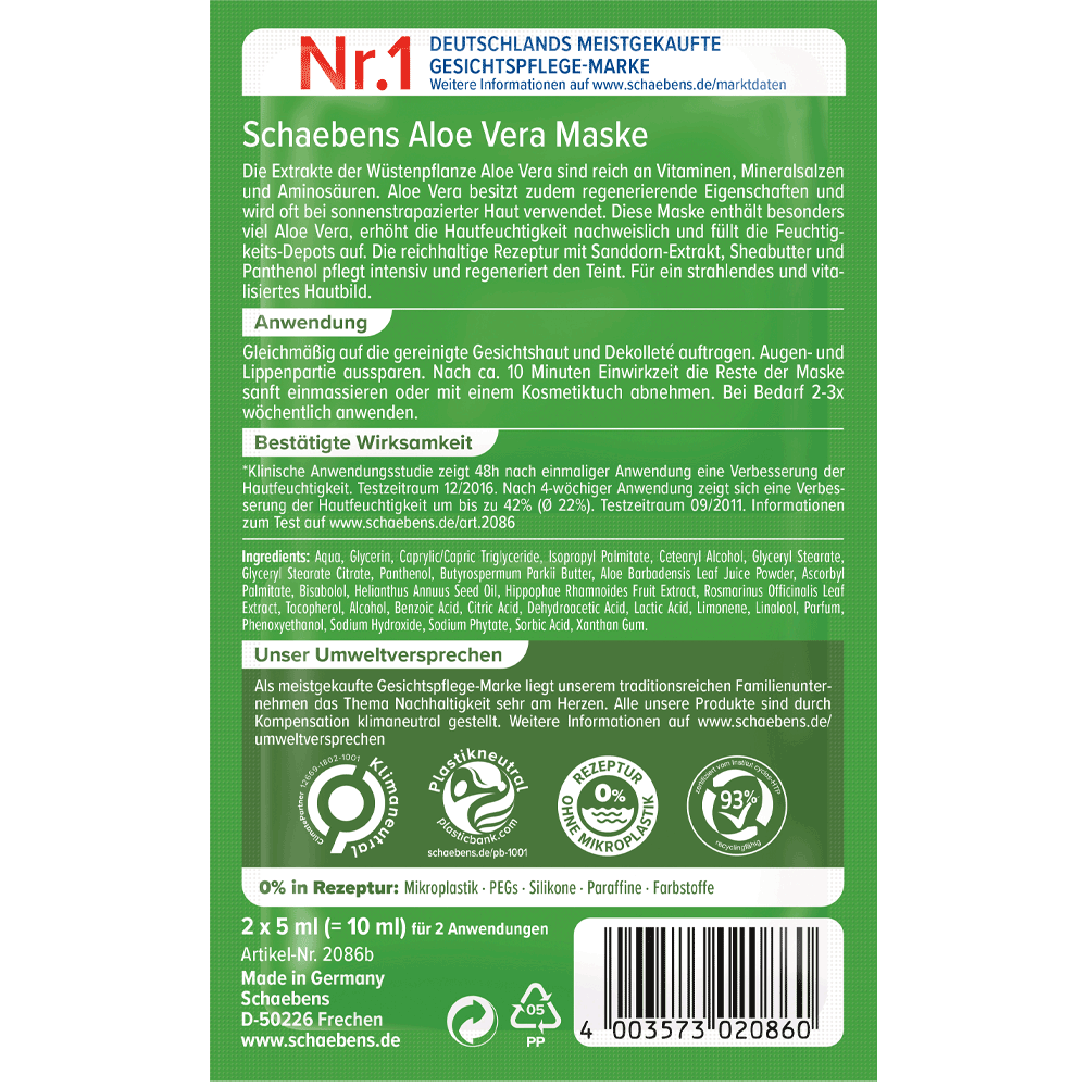 Bild: Schaebens Maske Aloe Vera