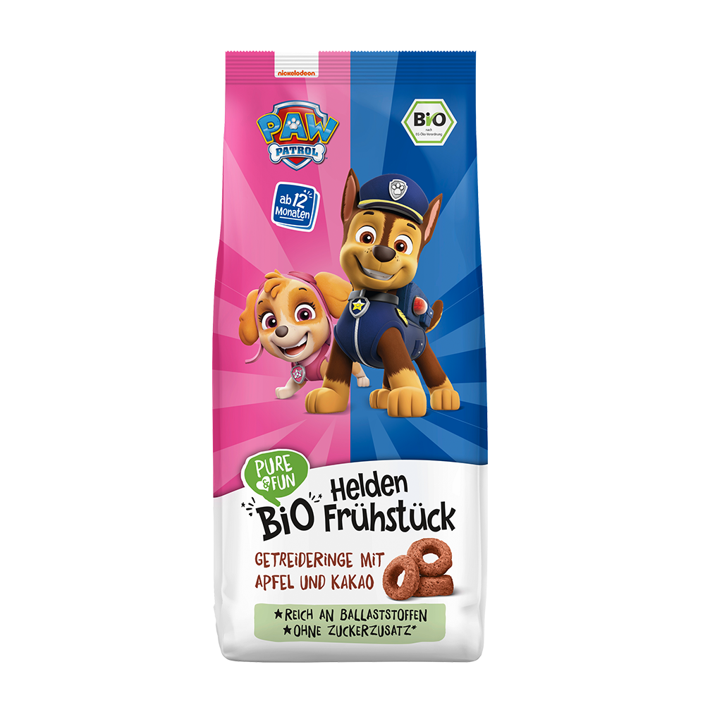 Bild: Pure & Fun Helden Frühstück Getreideringe mit Apfel und Kakao