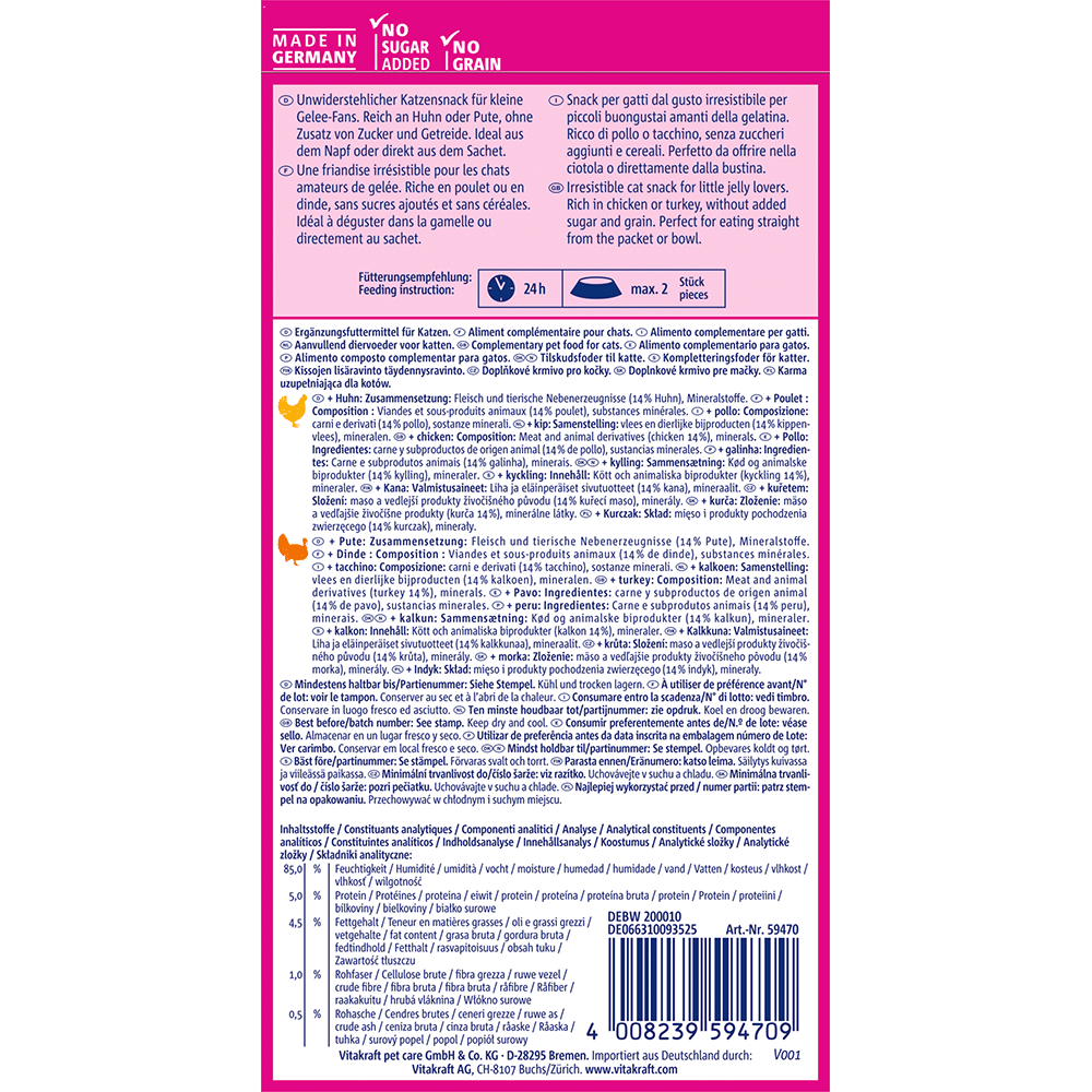 Bild: Vitakraft Jelly Lovers mit Pute und Huhn