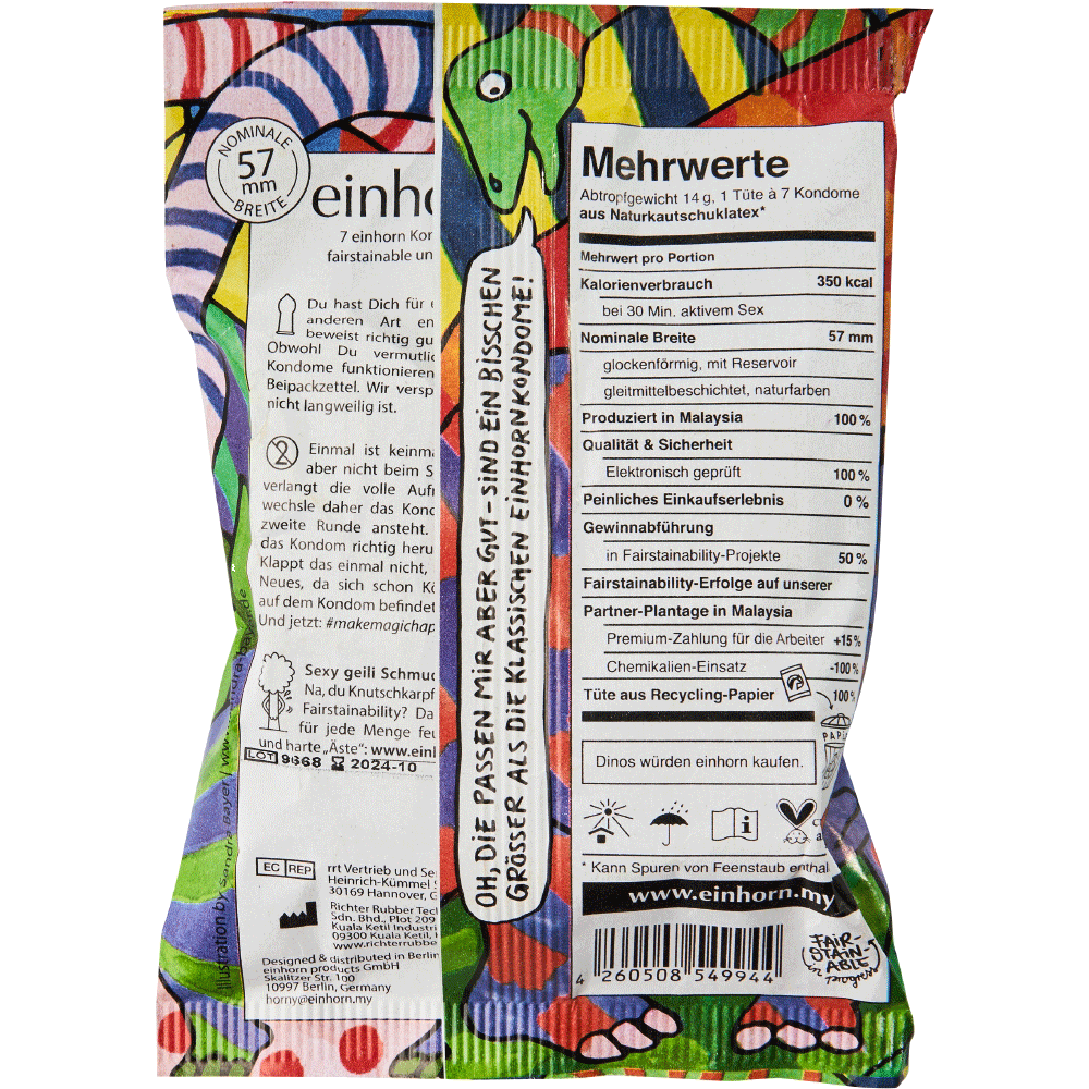 Bild: Einhorn Kondome BIG