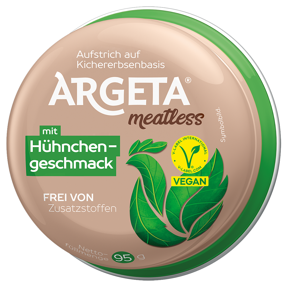 Bild: Argeta Aufstrich auf Kichererbsenbasis mit Hühnchengeschmack