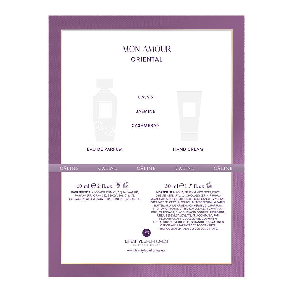 Bild: Caline Parfums Mon Amour Geschenkset Eau de Parfum 60 ml + Handcreme 50 ml