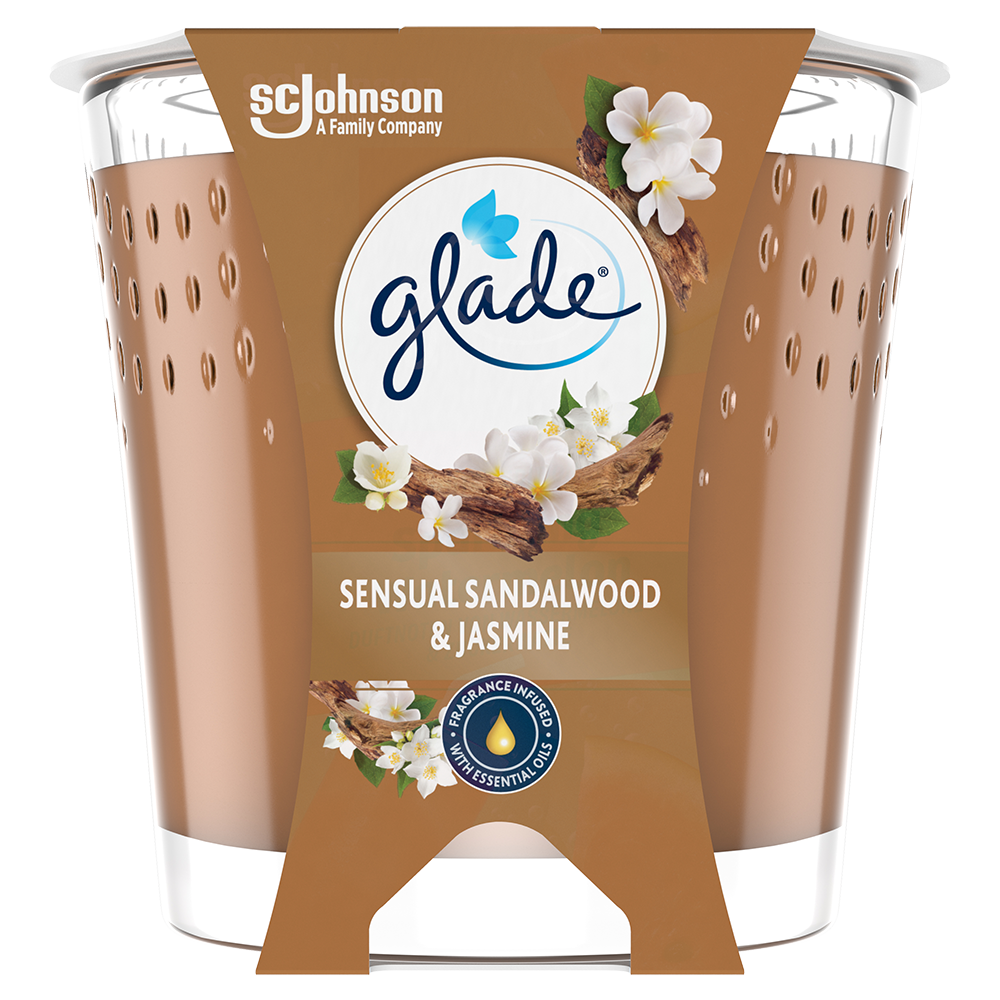 Bild: Glade Duftkerze Sensual Sandalwood and Jasmine