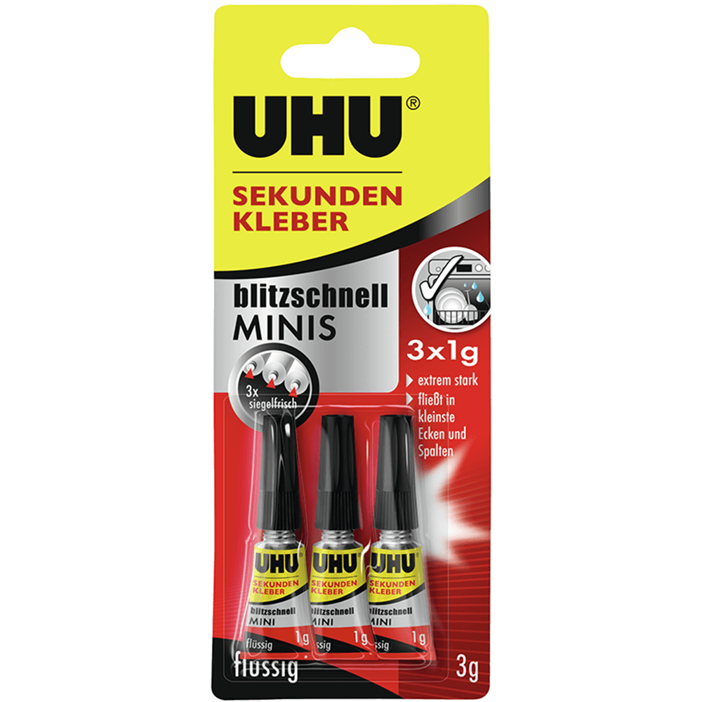 Bild: UHU Sekundenkleber Mini Flüssig