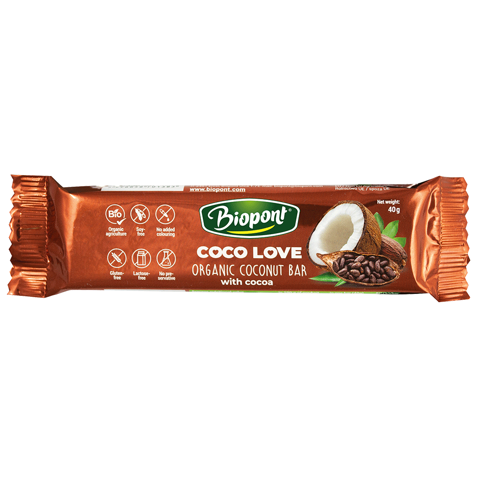 Bild: Biopont Organic Bar Coconut mit Kakao