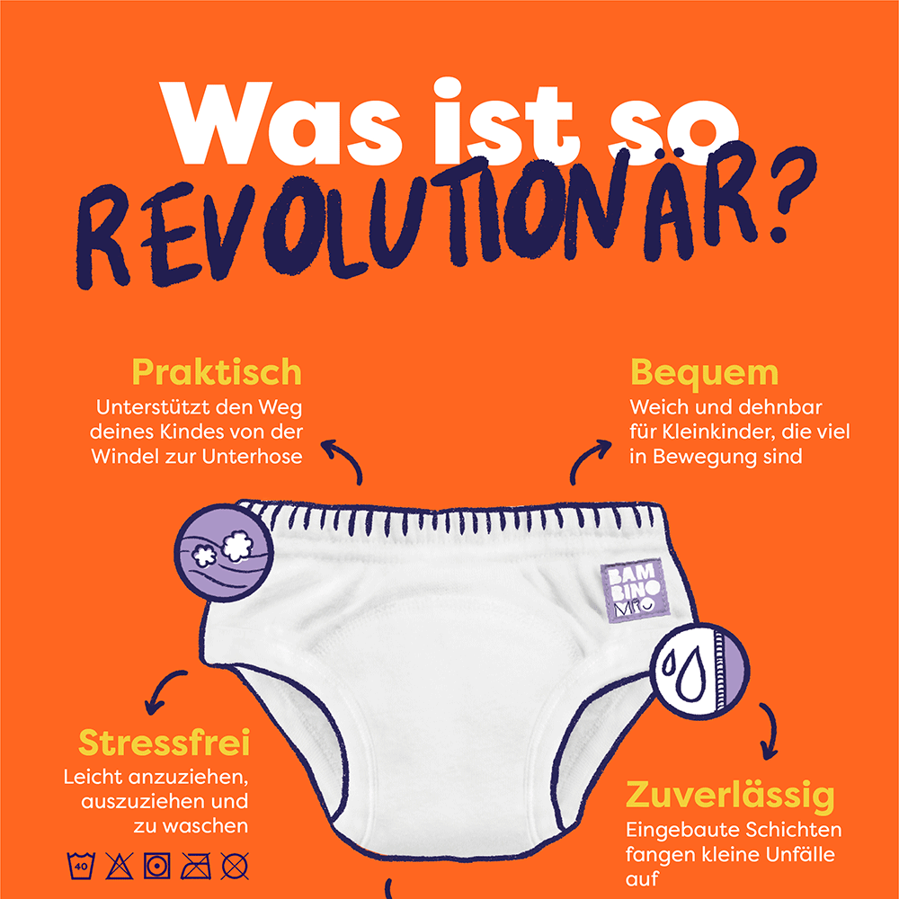 Bild: bambino mio Töpfchen-Trainingshose Pop 3-4 Jahre