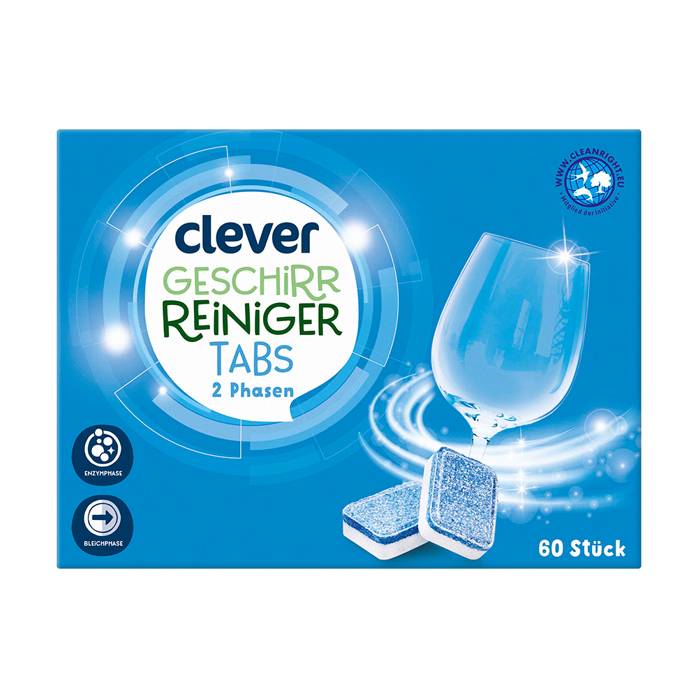 Bild: clever Geschirr Reiniger Tabs 