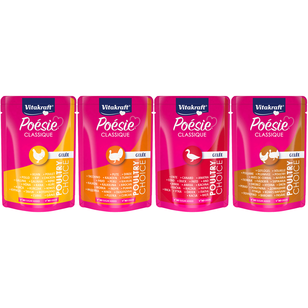 Bild: Vitakraft Poésie Katzenfutter Poultry Choice Gelée