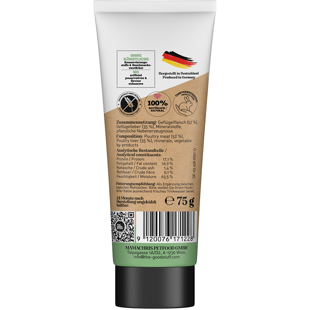 Bild: The Goodstuff for Cats Goodies Leberpastete