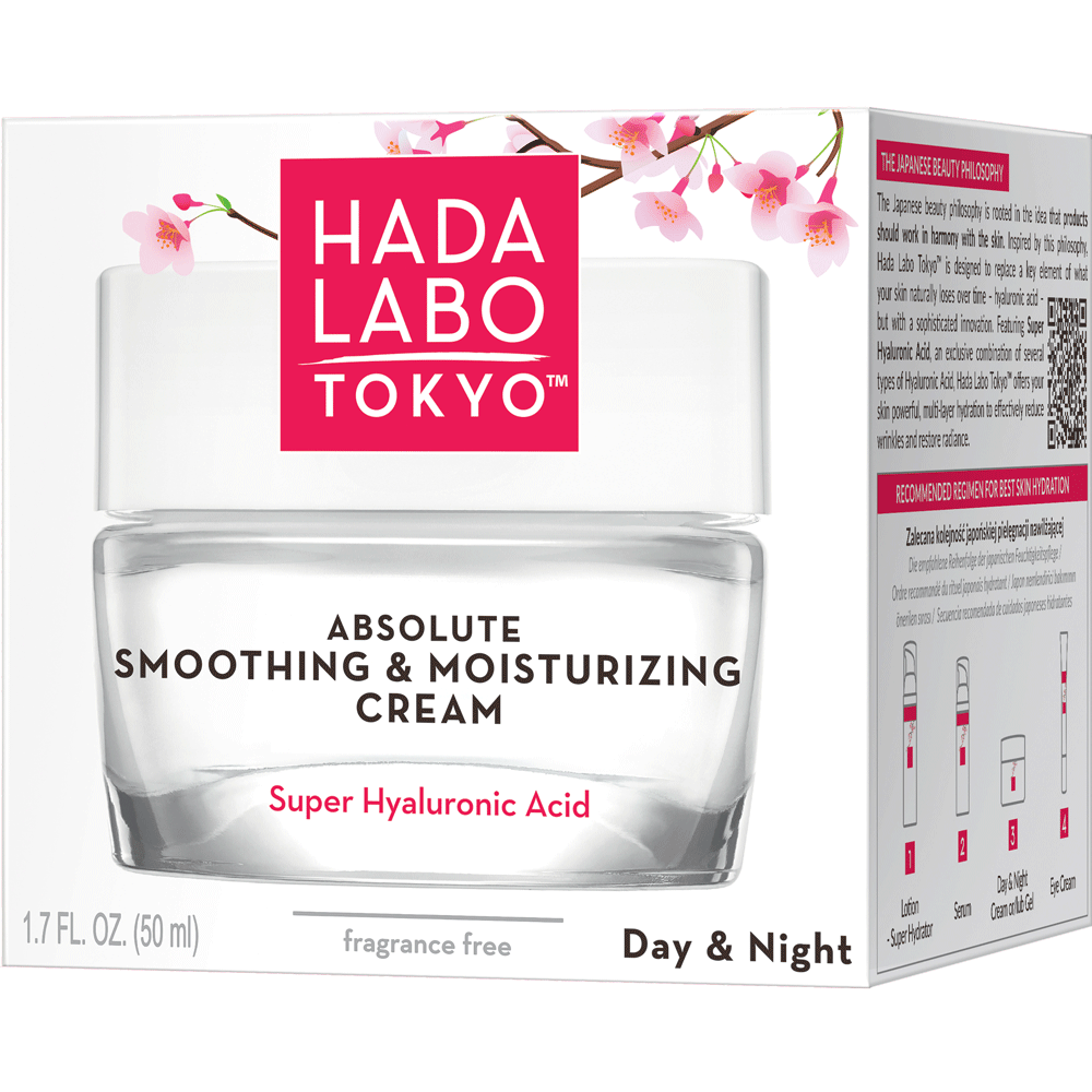 Bild: HADA LABO TOKYO Gesichtscreme Tag und Nacht Smoothing and Moisurizing