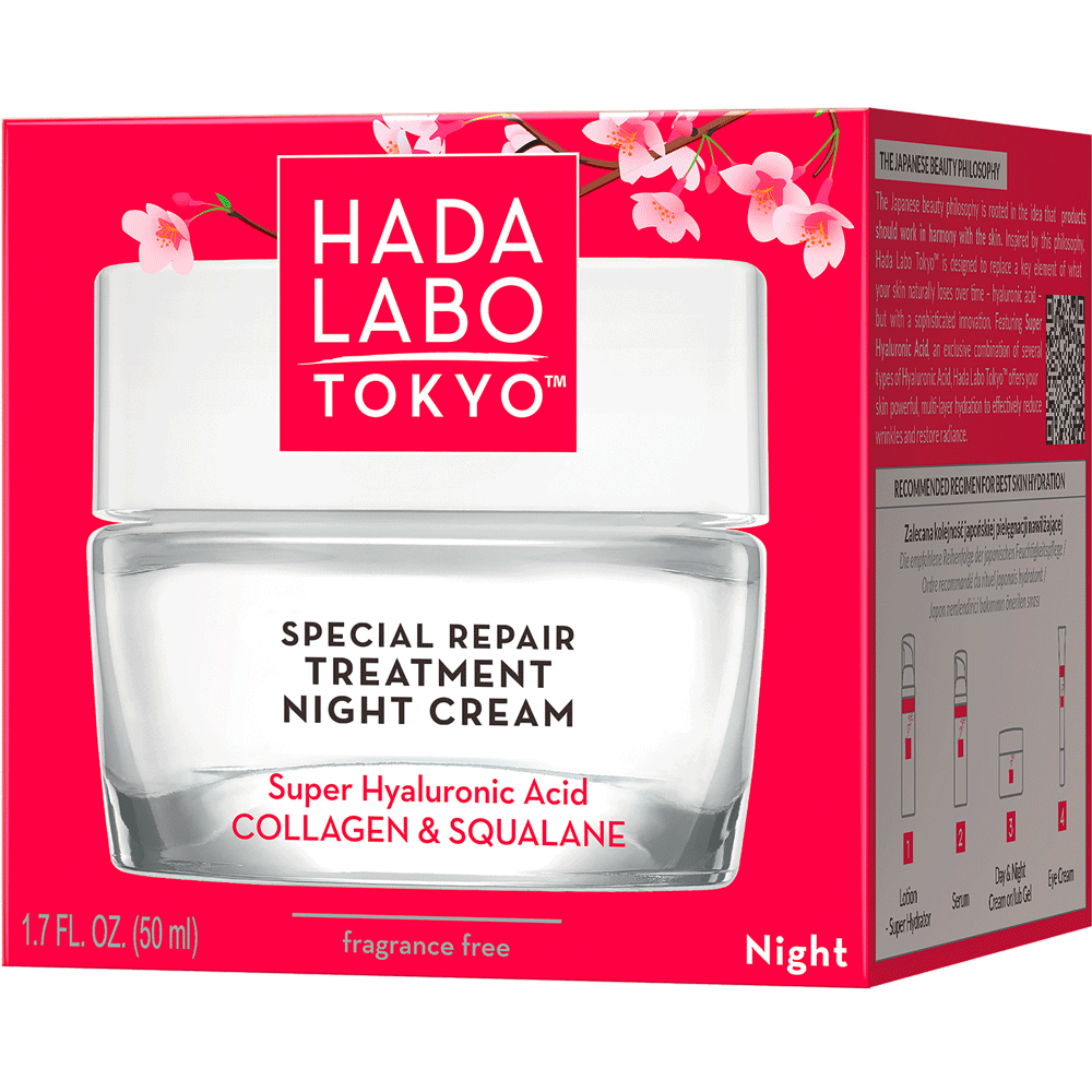 Bild: HADA LABO TOKYO Nachtcreme Special Repair Treatment