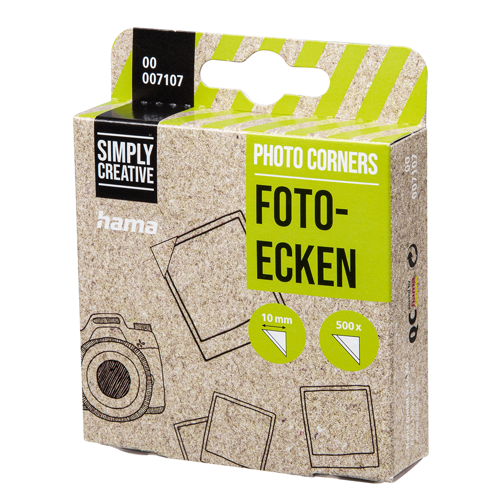Bild: Hama Foto-Ecken 10mm 500 Stück