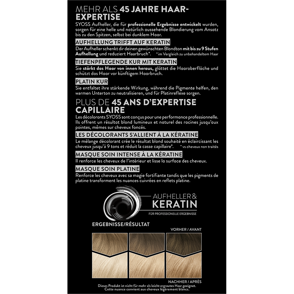 Bild: syoss Intensiv Aufheller Platin Aufheller