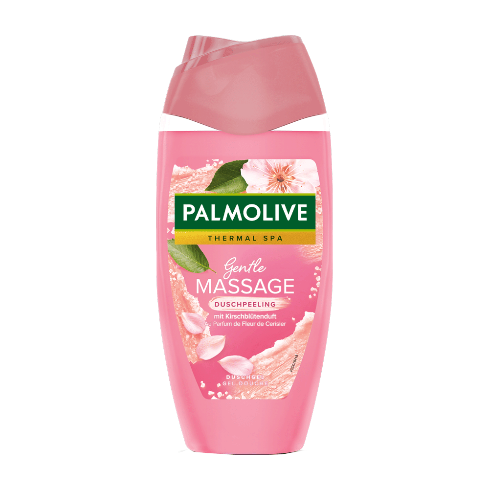 Bild: Palmolive Thermal Spa Duschpeeling Gentle Massage Kirschblüte 