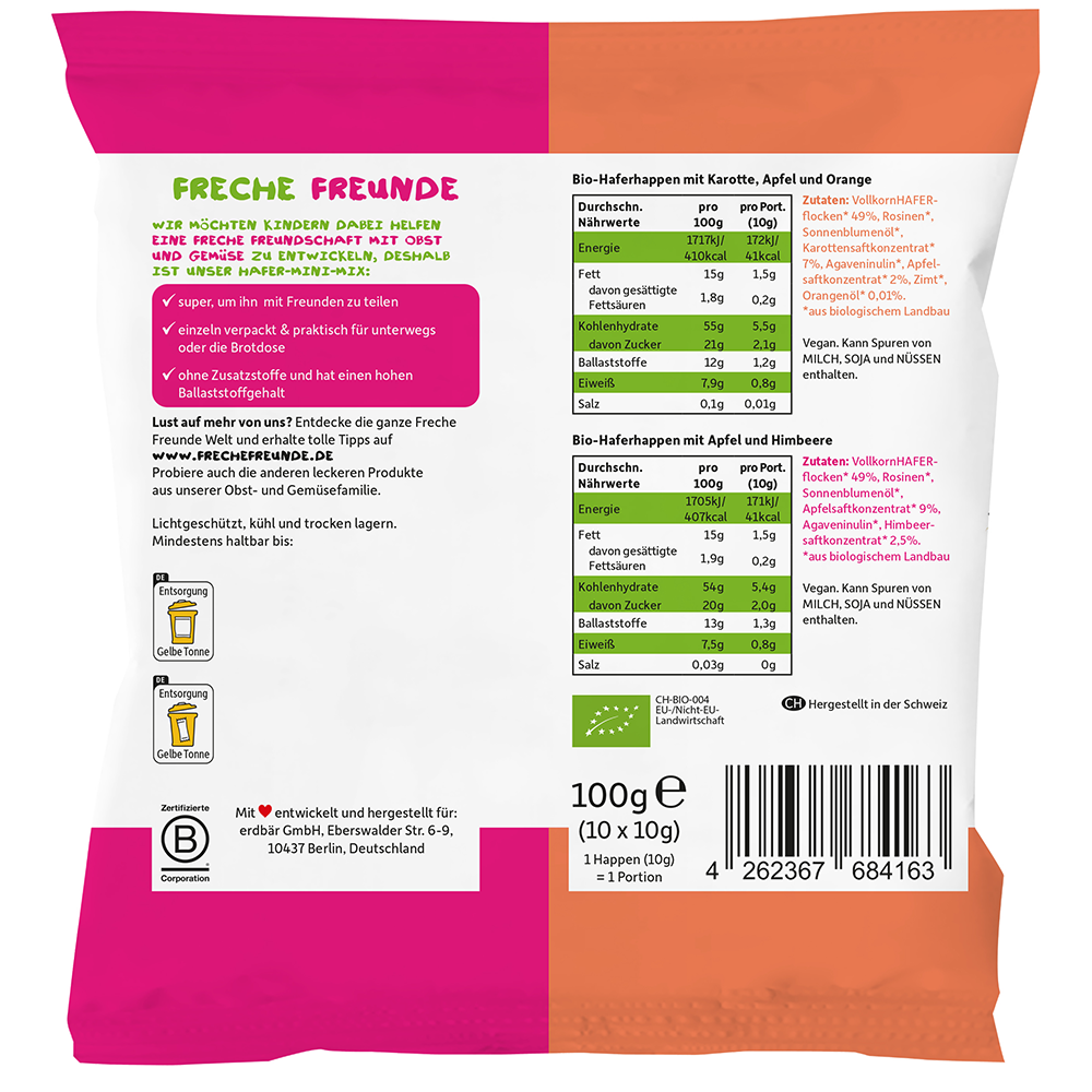 Bild: Freche Freunde Hafer-Mini Mix