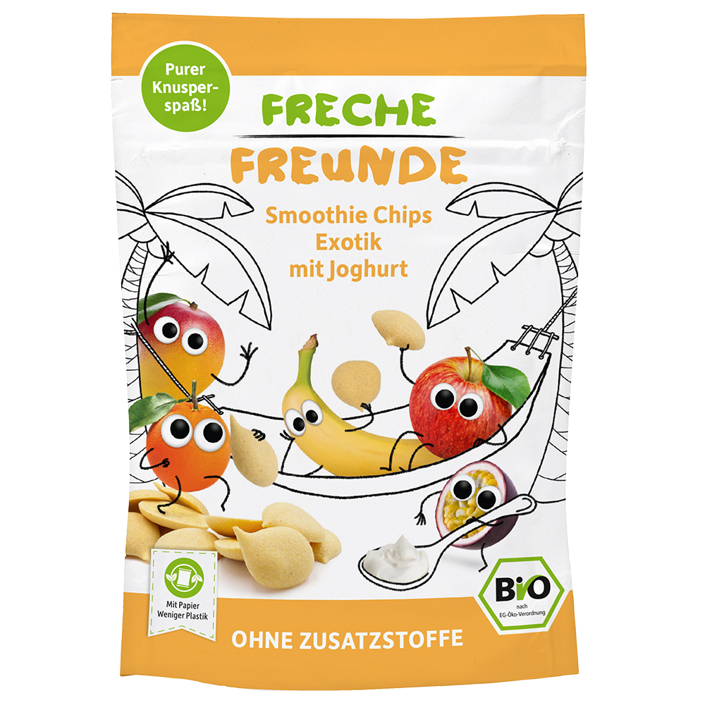 Bild: Freche Freunde Smoothie Chips Exotik mit Joghurt
