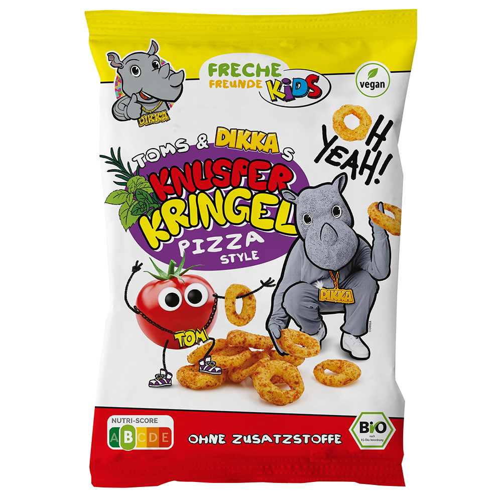 Bild: Freche Freunde Toms und Dikka Knusper Kringel Pizza Style