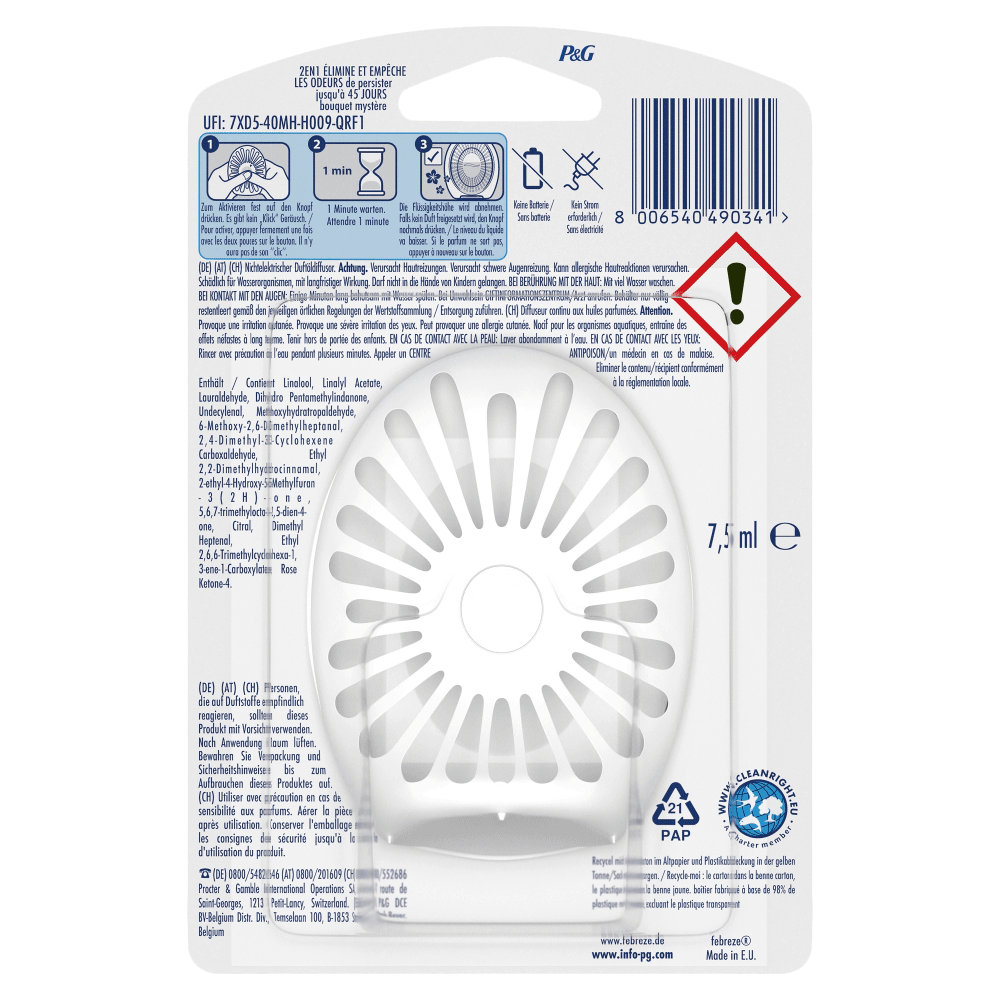 Bild: Febreze Bad Lufterfrischer