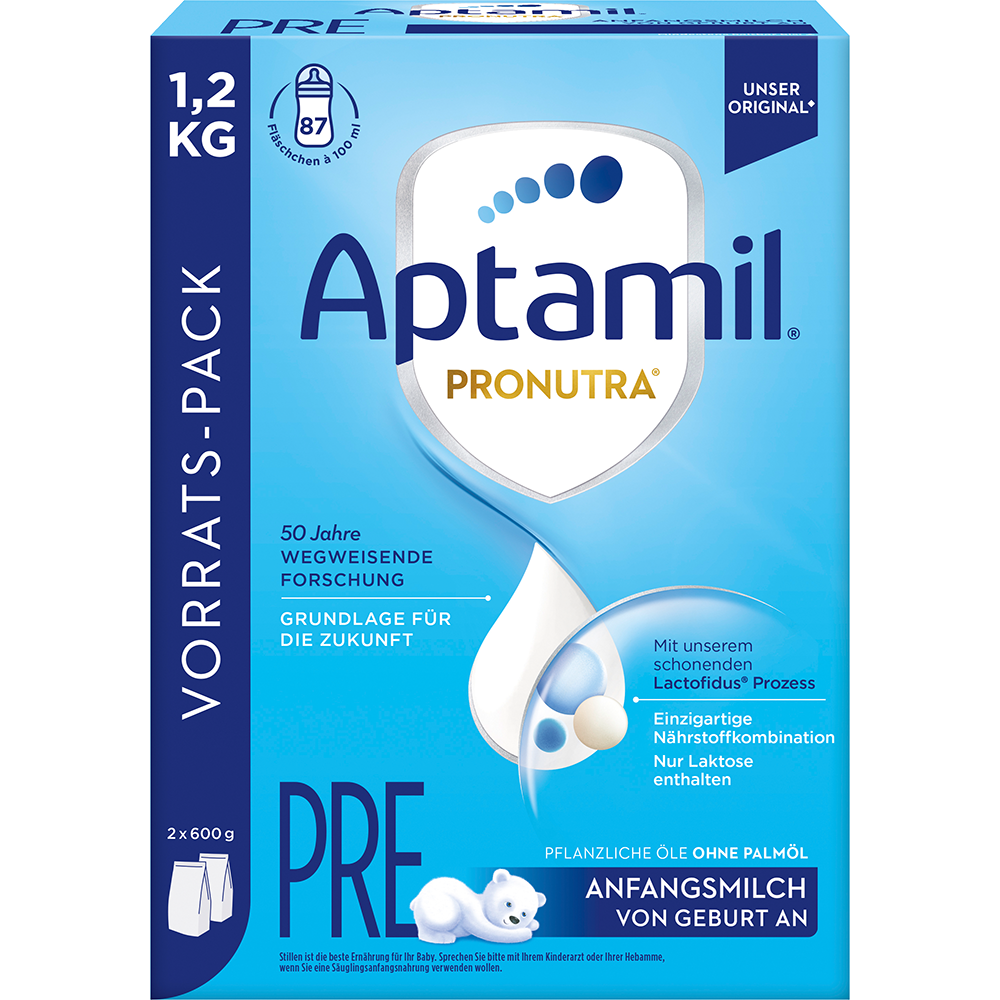Bild: Aptamil Pre Pronutra, Anfangsmilch
