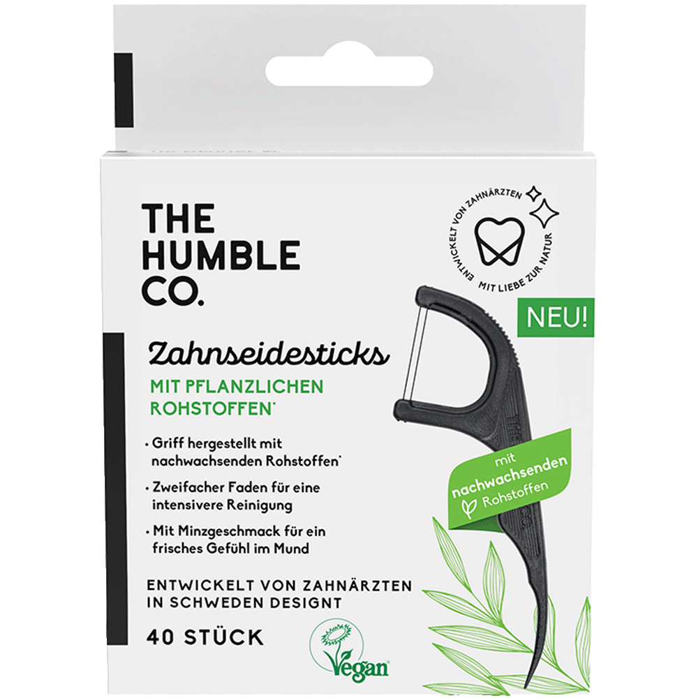 Bild: Humble Brush Zahnseidesticks aus Maisstärke