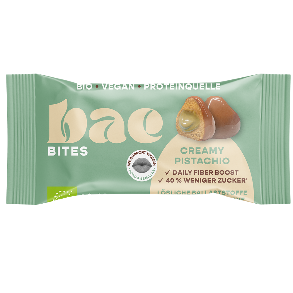 Bild: bae Bio Hafer-Bites Creamy Pistachio