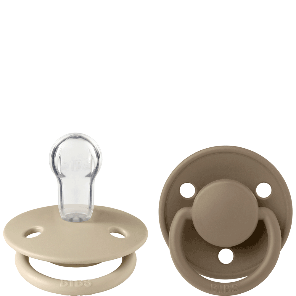 Bild: BIBS Schnuller de lux Vanilla & Dark Oak 0-36 Monate