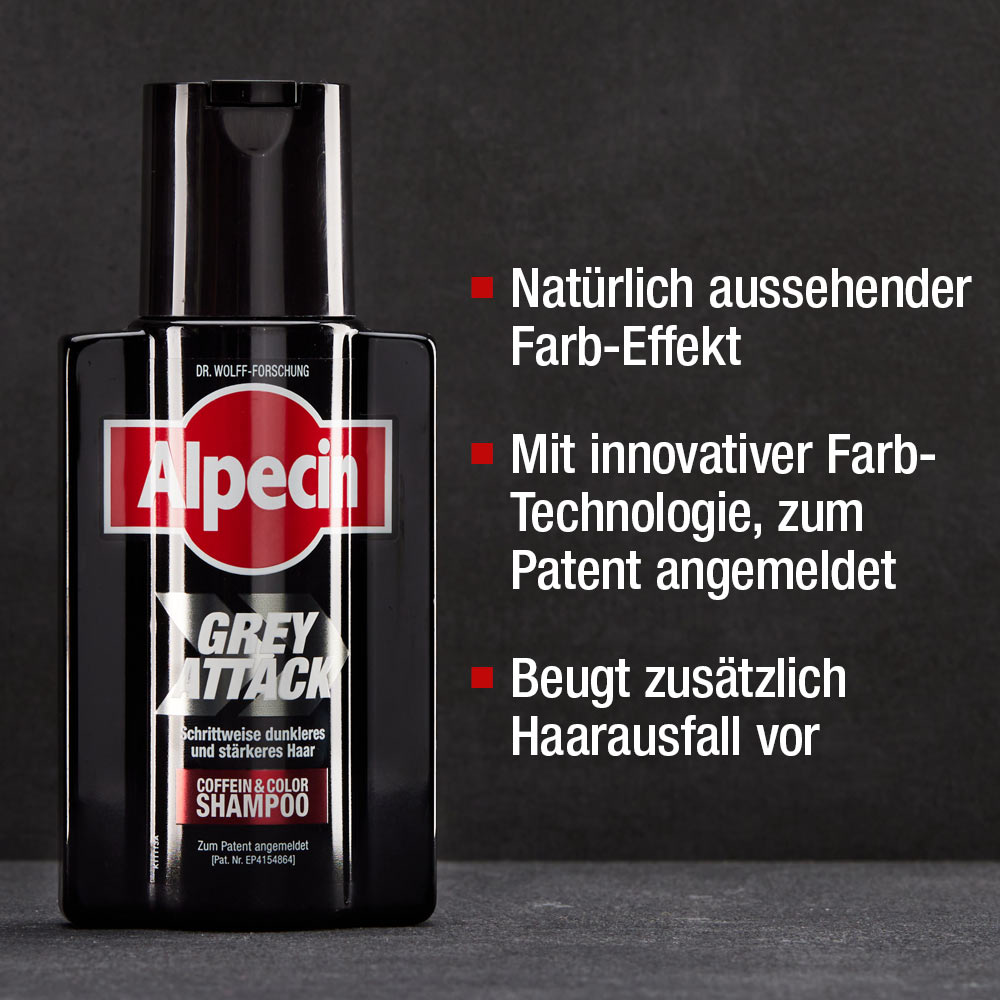 Bild: Alpecin Shampoo Grey Attack