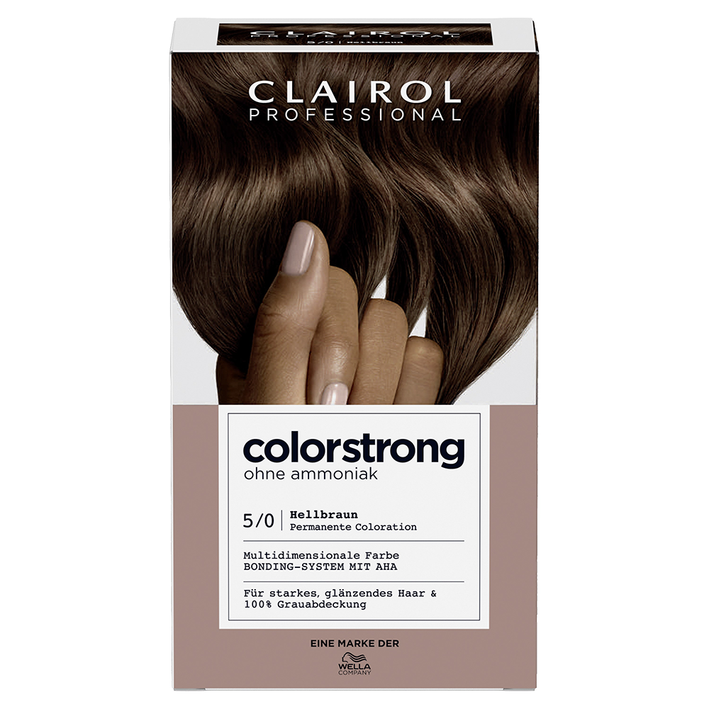 Bild: Clairol Professional Permanente Coloration Colorstrong Hellbraun Hellbraun