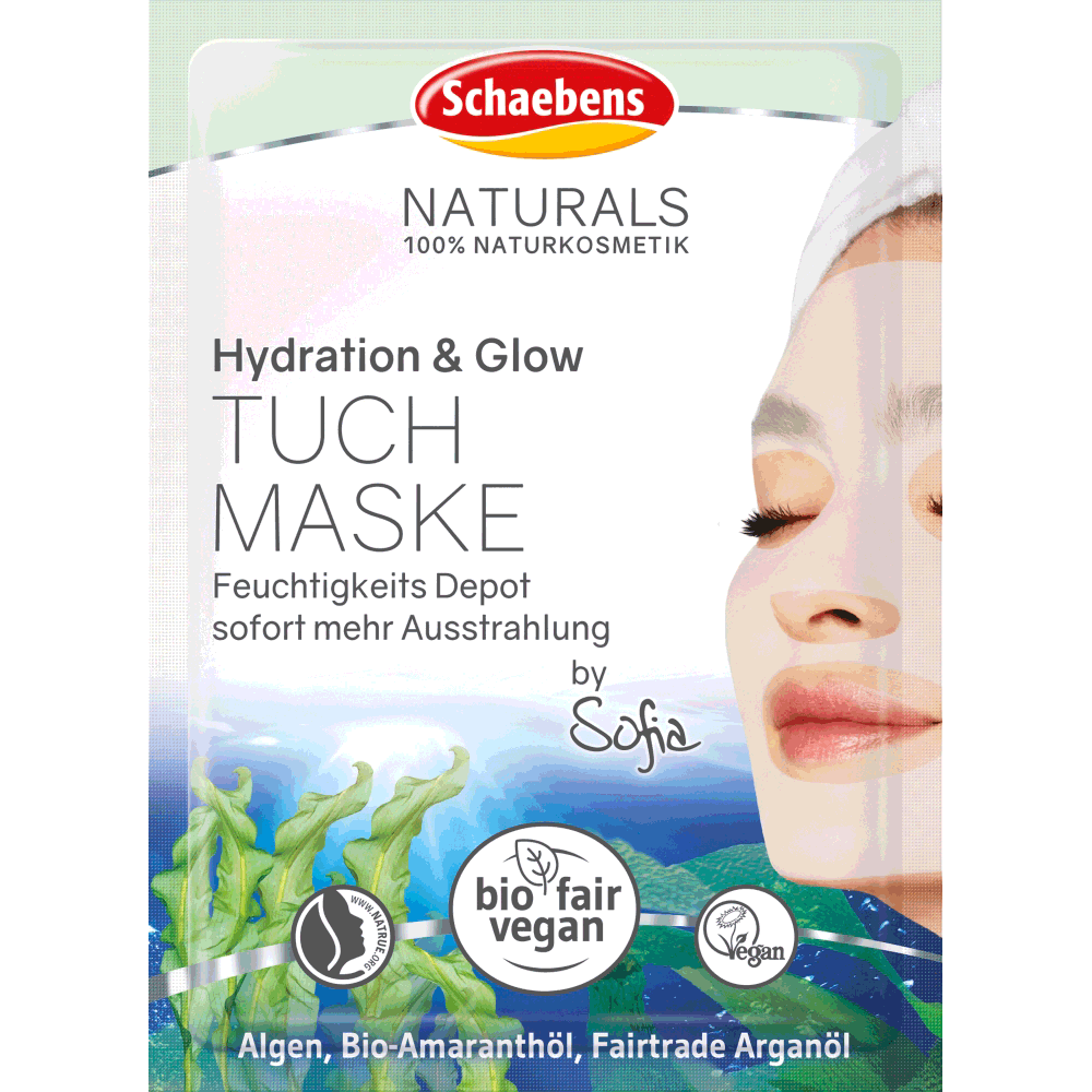 Bild: Schaebens Tuchmaske Hydration & Glow