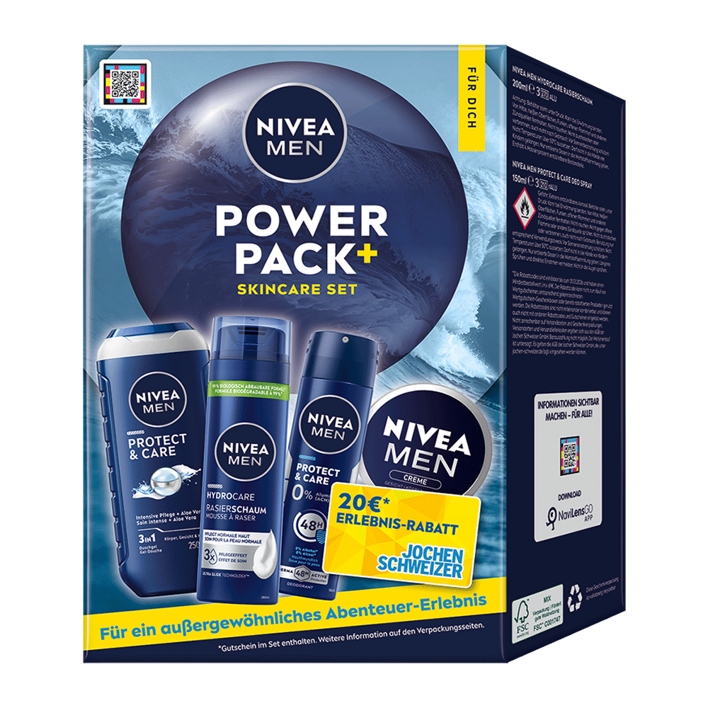 Bild: NIVEA MEN Geschenkset Power Pack 